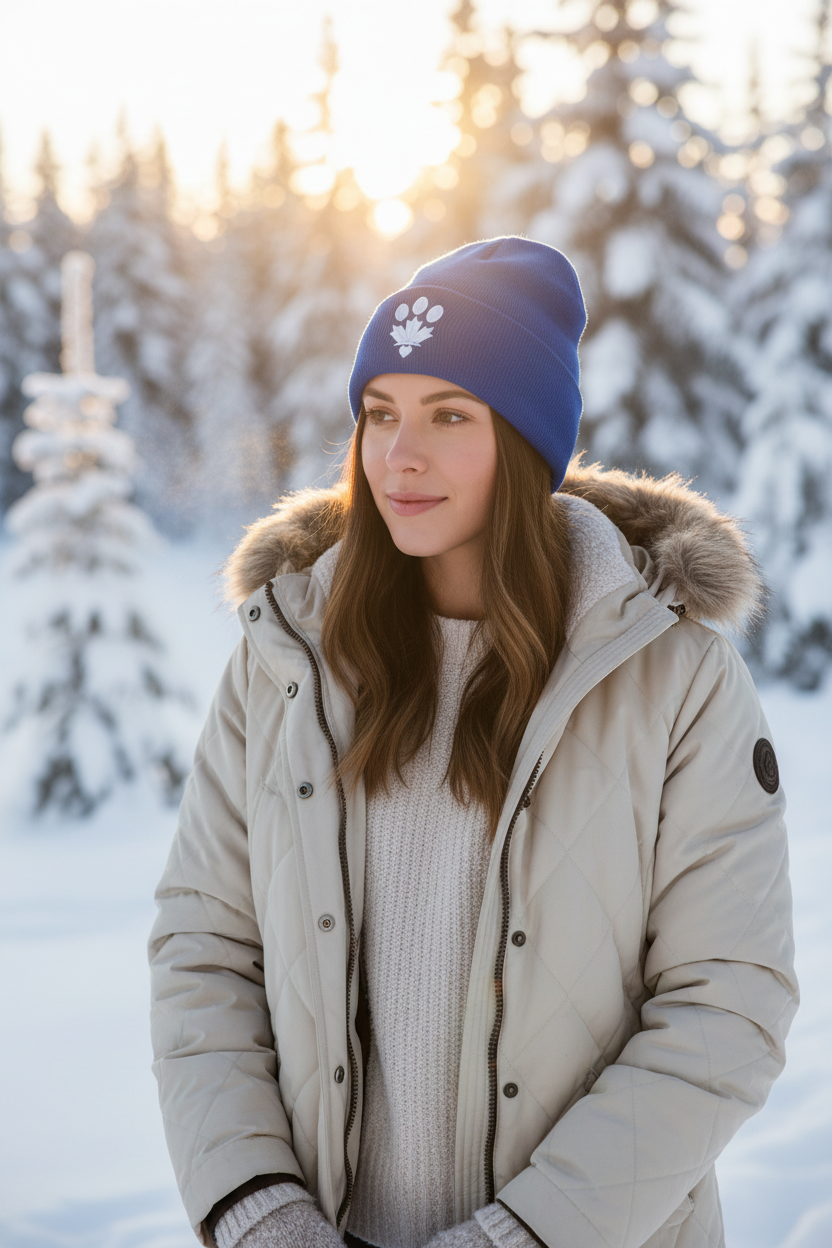 Blue Toque Female Lifestyle