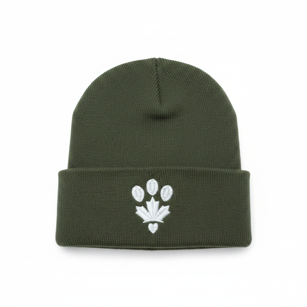 Olive Toque White Background