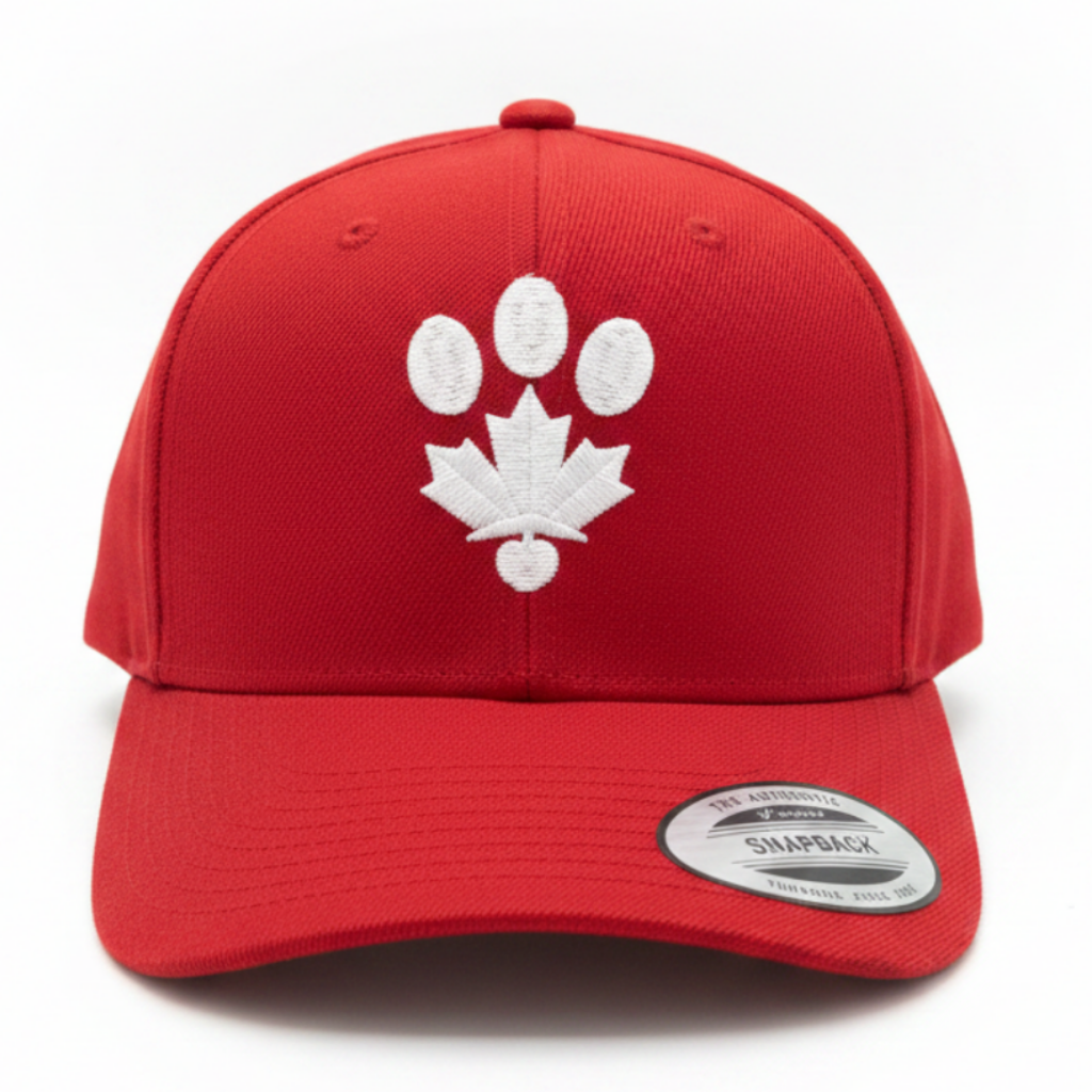 Red hat front on white